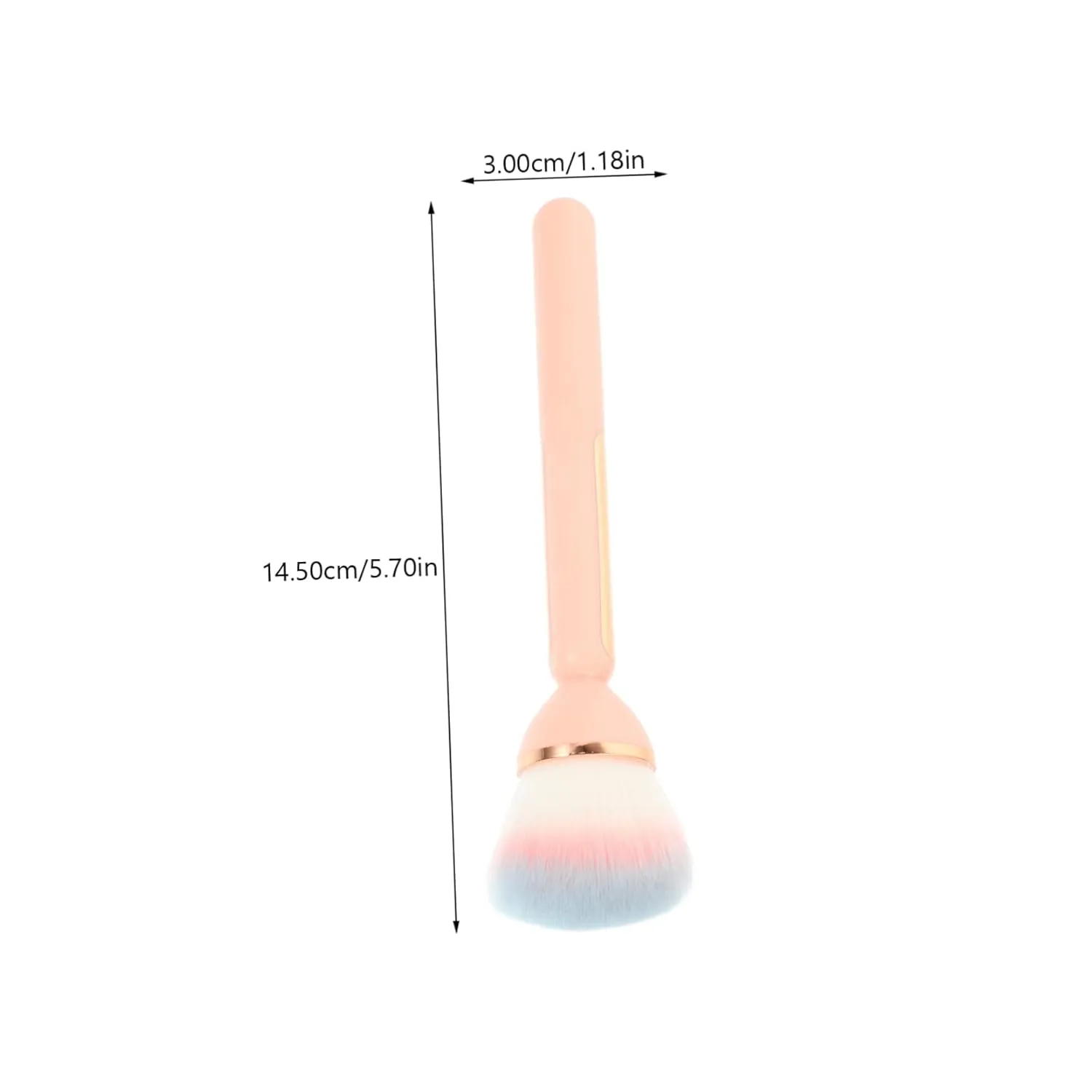 Nail Dust Brush Multi-function Makeup Brush Practical Portable for Loose Powder Blush Nail Dust Clean Easy to Use