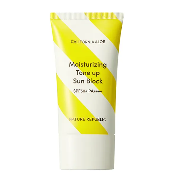 Nature Republic California Aloe Moisturizing Tone Up Sun Block SPF50  PA    