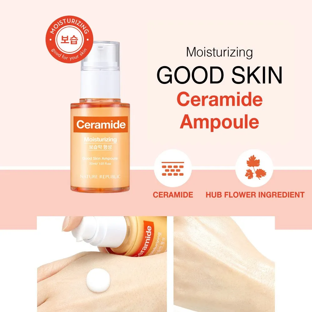NATURE REPUBLIC Ceramide Moisturizing Good Skin Ampoule سيروم مرطب للبشرة بالسيراميد