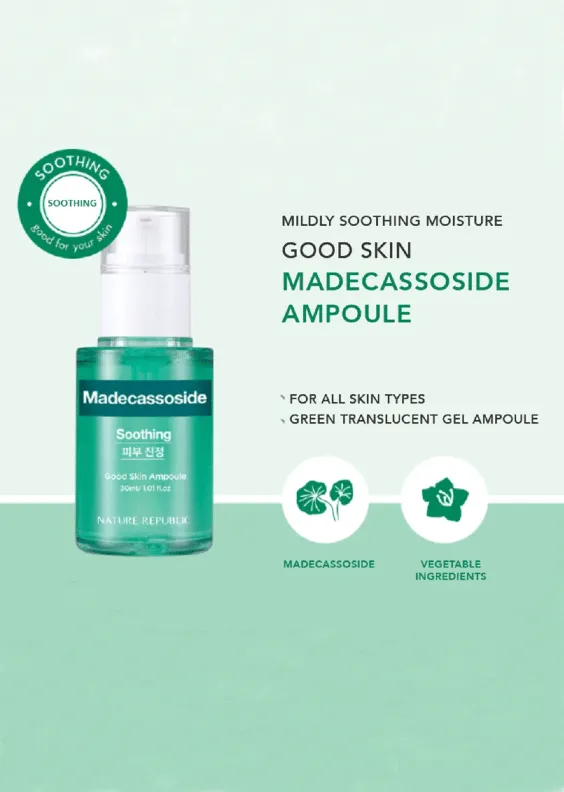 NATURE REPUBLIC Madecassoside Soothing Good Skin Ampoule سيروم مهدئ للبشرة بالماديكاسوسيد
