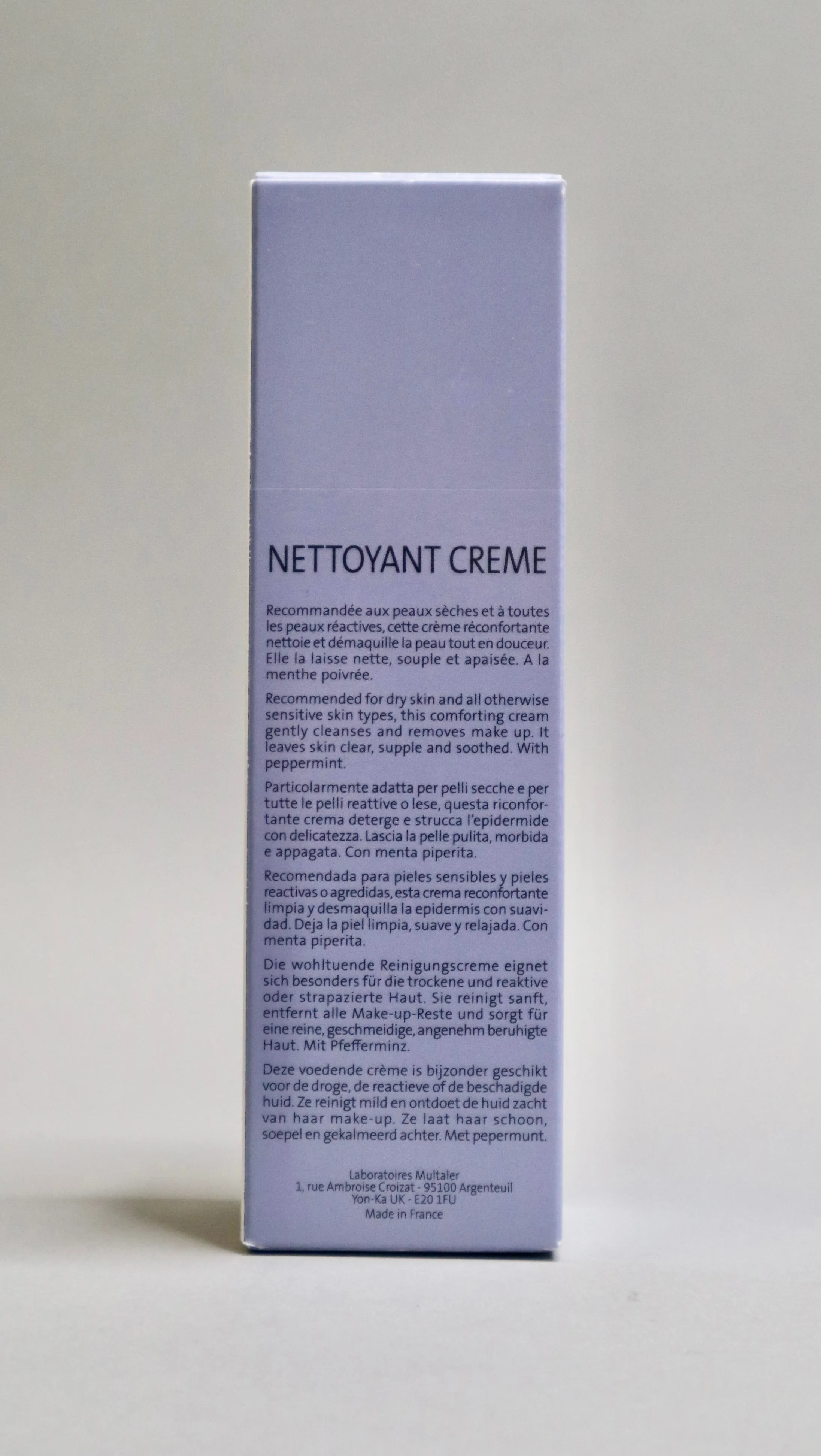 Nettoyant Cream
