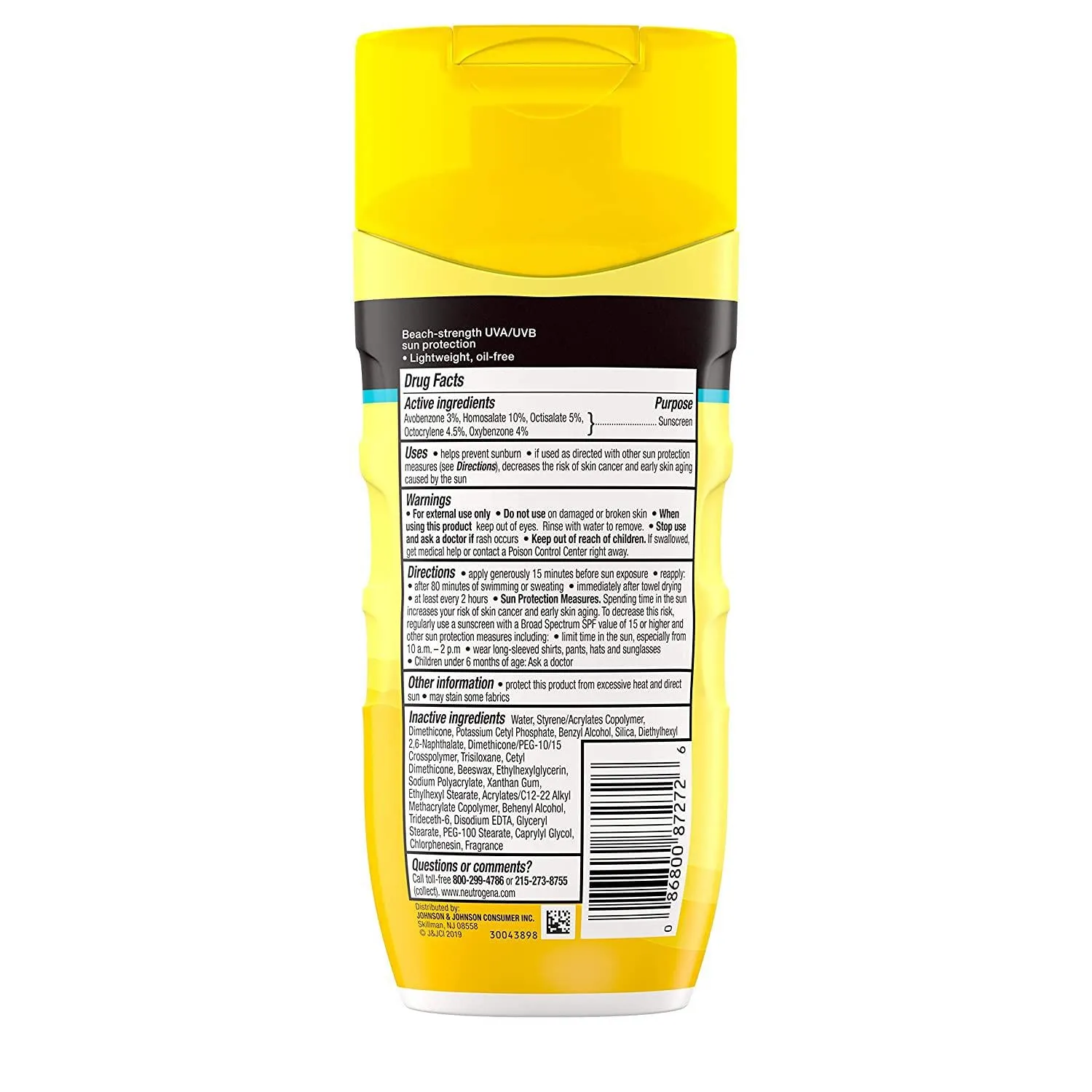 Neutrogena Beach Defense Sunscreen Lotion with SPF 70, 6.7 Fl oz