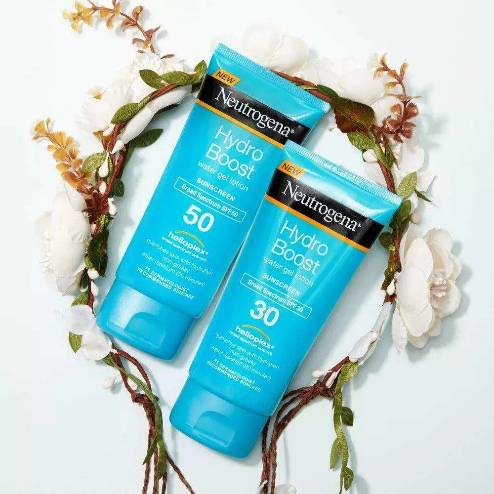 Neutrogena Hydro Boost Water Gel Moisturizing Sunscreen Lotion, SPF 50 - 3 fl oz.