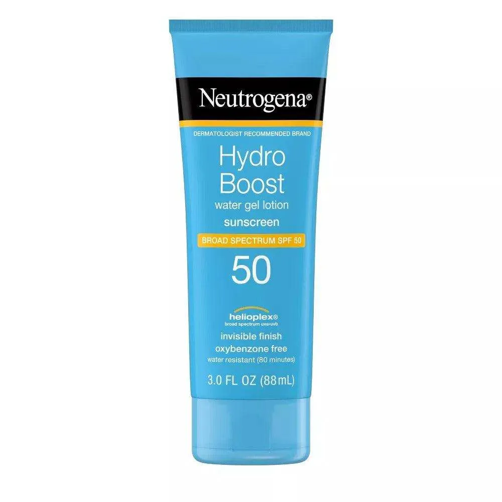 Neutrogena Hydro Boost Water Gel Moisturizing Sunscreen Lotion, SPF 50 - 3 fl oz.