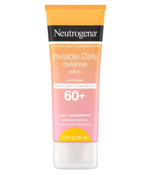 Neutrogena Invisible Daily Defense Sunscreen Lotion SPF 60  88mL