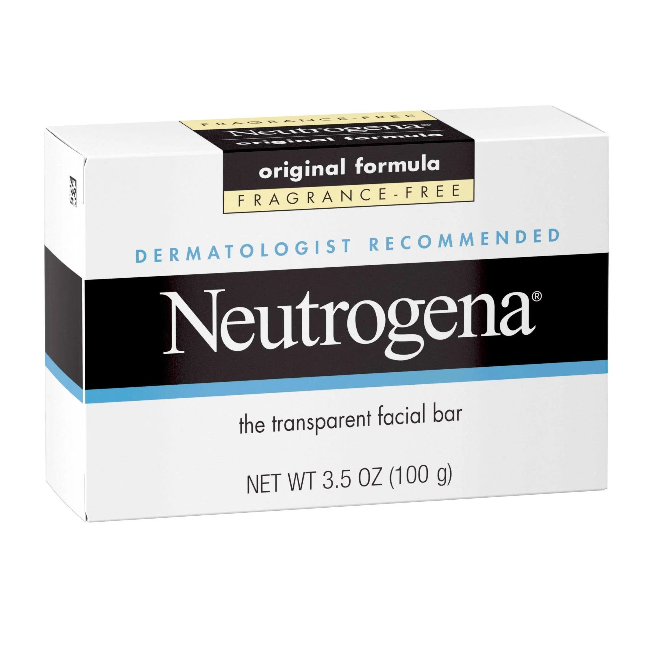 Neutrogena Original Amber Facial Cleansing Bar Fragrance Free - 3.5oz