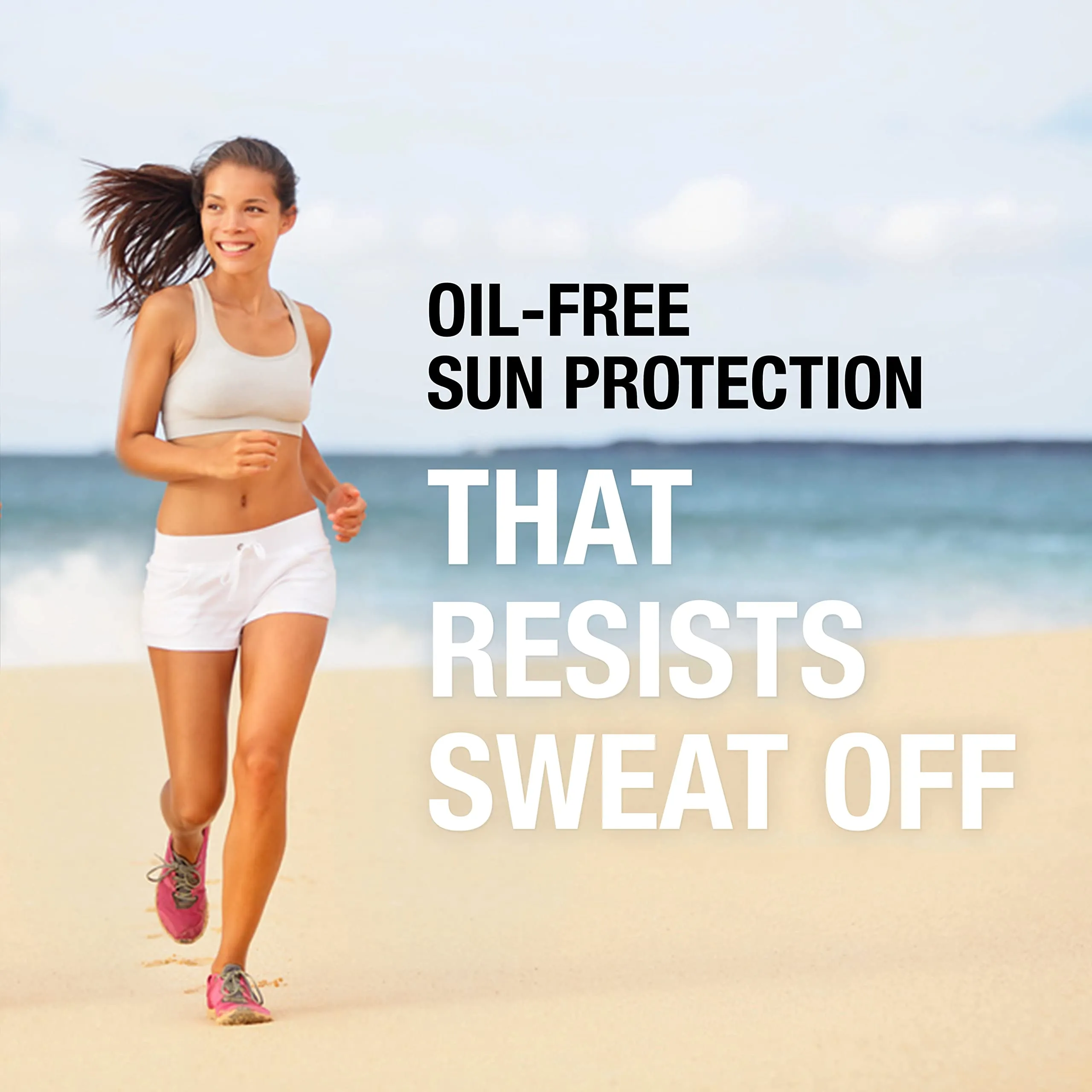 Neutrogena Sport Face Sunscreen SPF 70 , Oil-Free Facial Sunscreen Lotion with Broad Spectrum UVA/UVB Sun Protection, Sweat-Resistant & Water-Resistant, 2.5 fl. oz