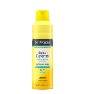 Neutrogena Sunscreen Spray Beach Defense Water   Sun Protection SPF 50