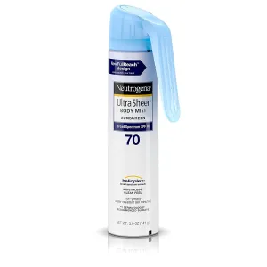 Neutrogena Ultra Sheer Lightweight Sunscreen Spray, SPF 70 , 5 oz