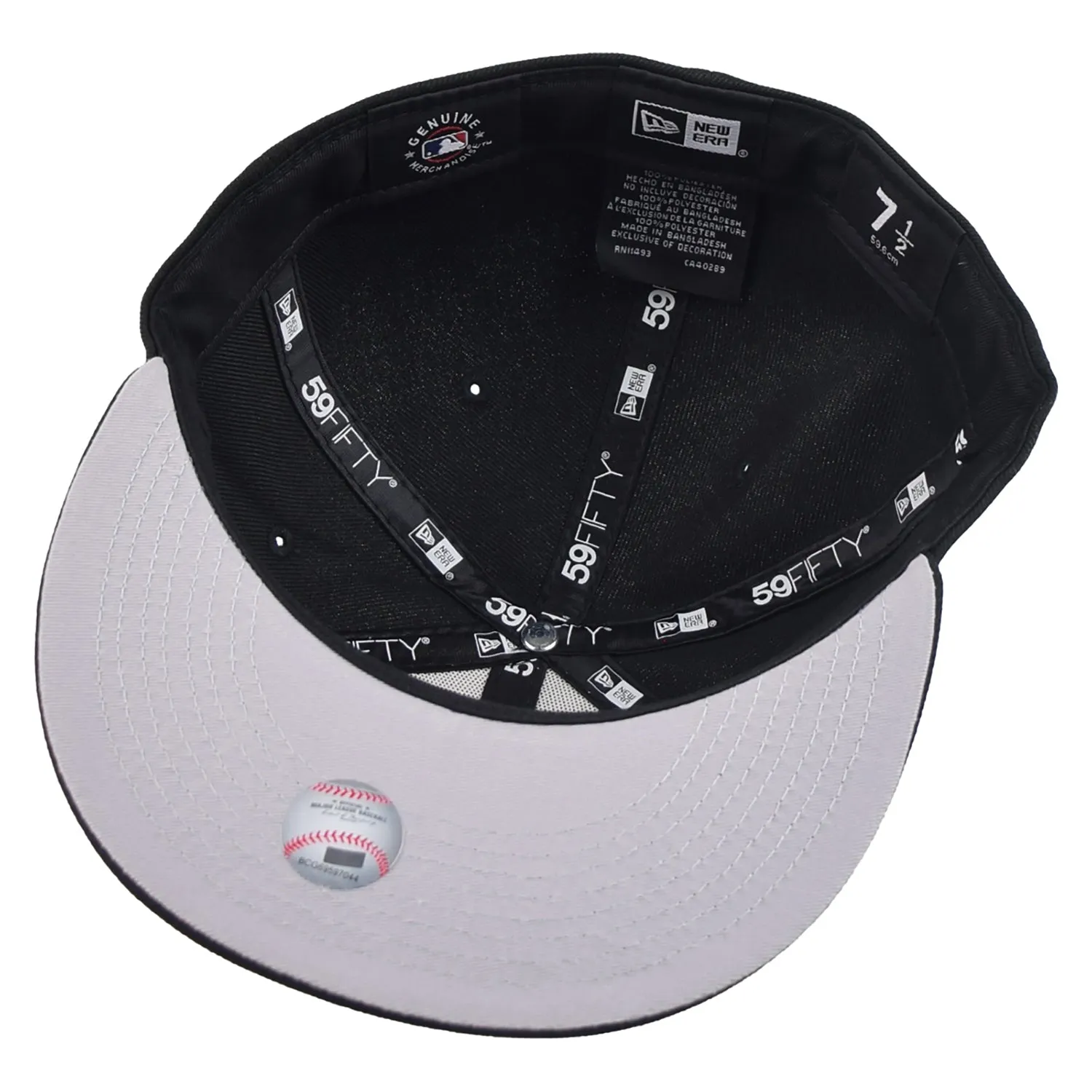 New Era Chicago White Sox Tonal 2-Tone 59Fifty Men's Fitted Hat Black-Cream