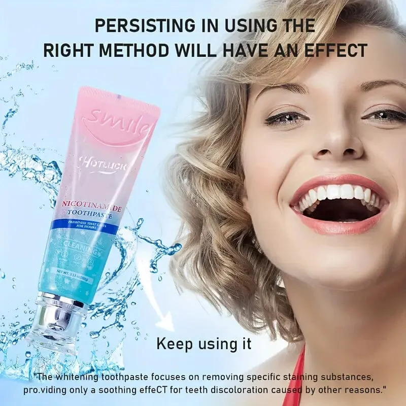 Niacinamide Intensive Whitening Toothpaste - Fresh Breath, Remove Tooth Stains