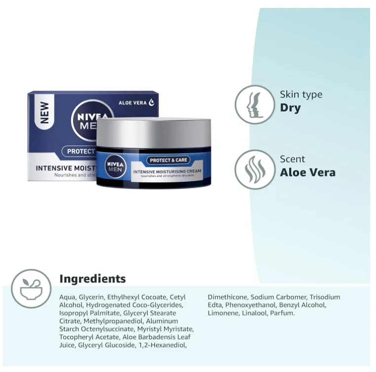 Nivea for Men Intensive Moisturising Cream 50ml