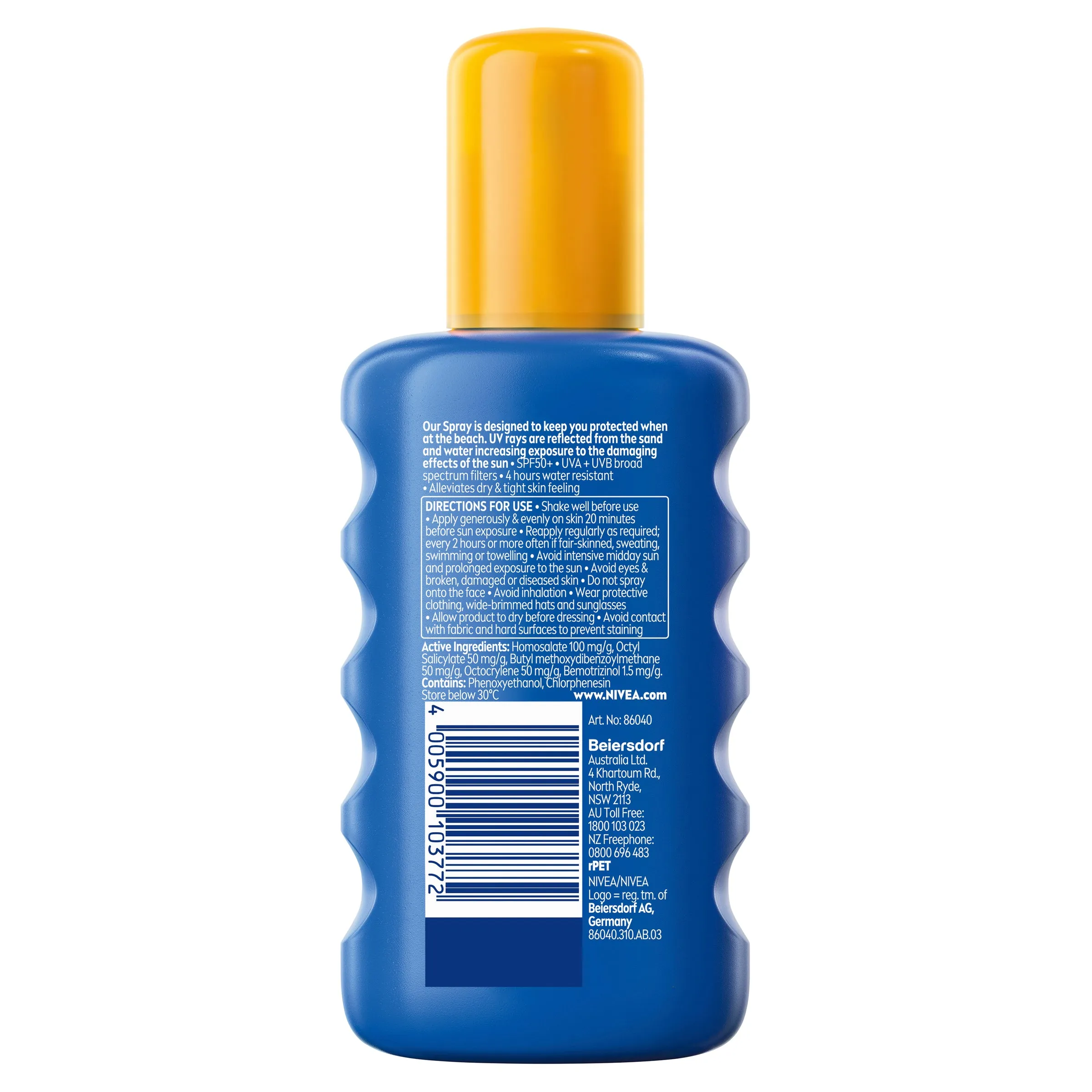 NIVEA Ultra Beach SPF50  Sunscreen Spray