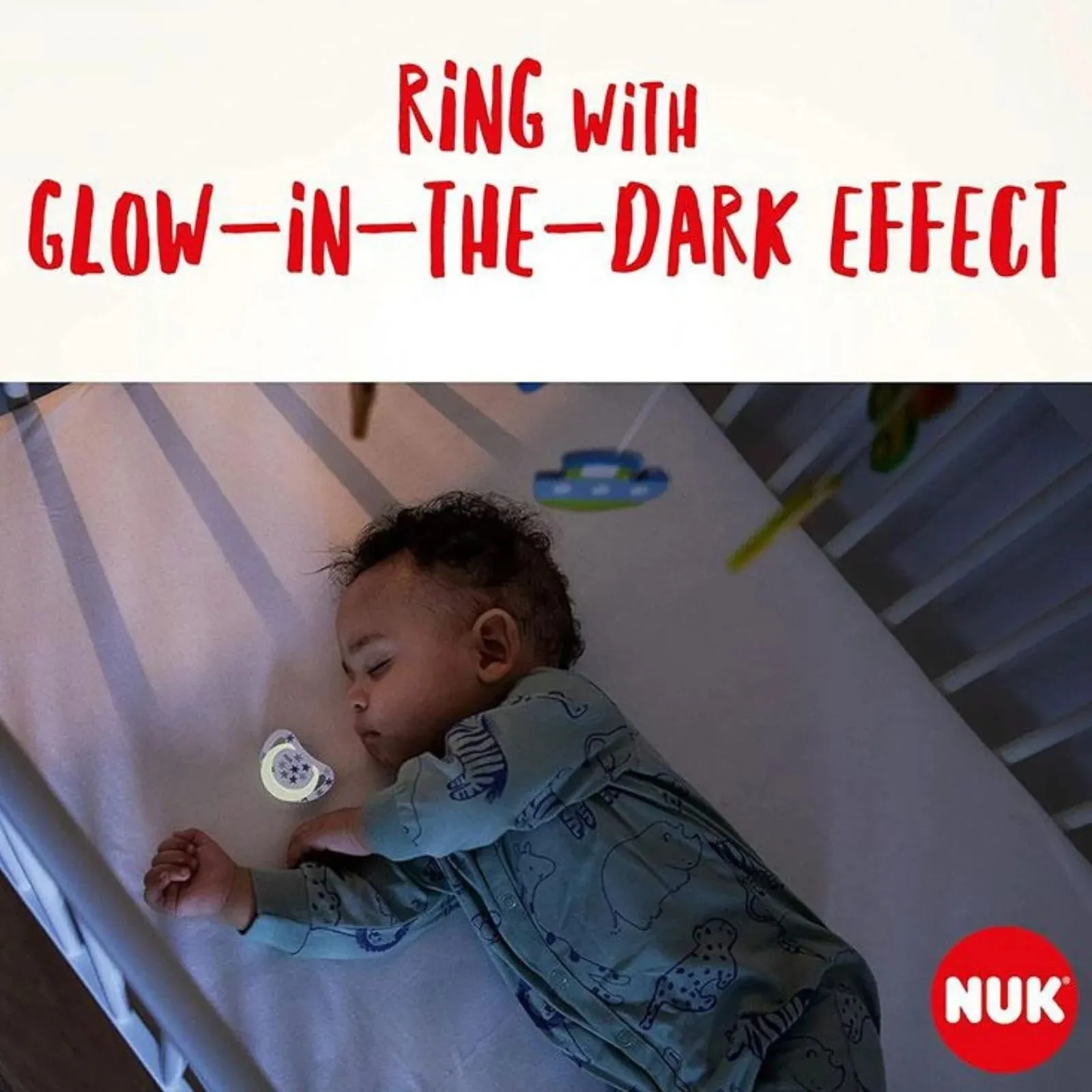 NUK Star Day & Night Soother 0-6 months 2 pcs - Blue