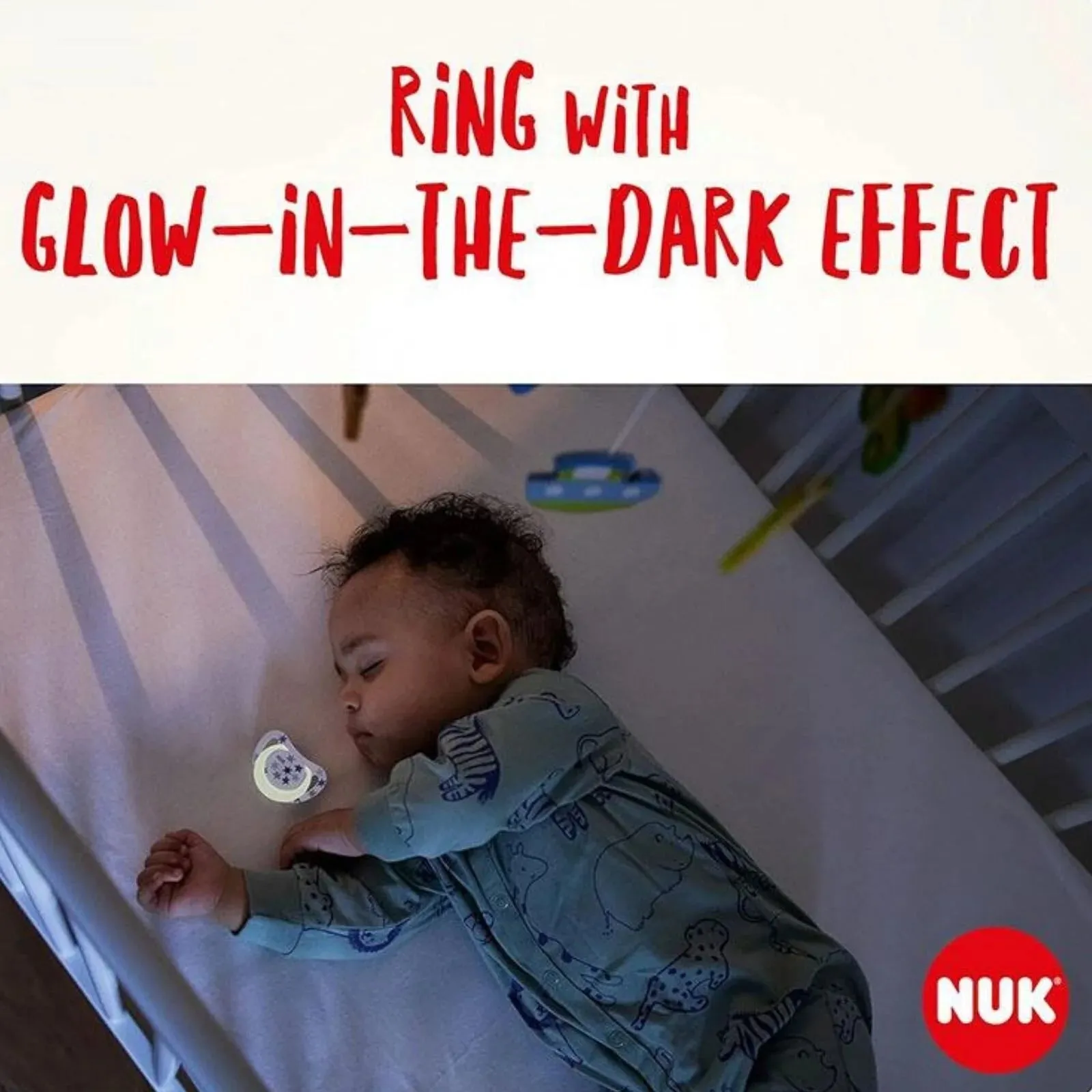 NUK Star Day & Night Soother 6-18 months 2 pcs - Pink
