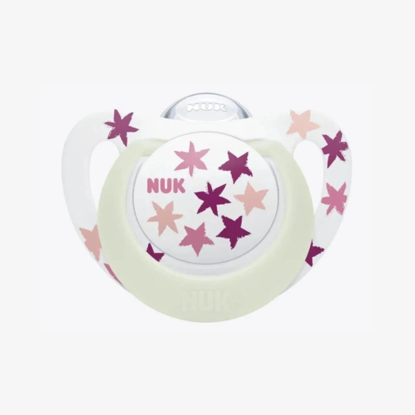 NUK Star Day & Night Soother 6-18 months 2 pcs - Pink
