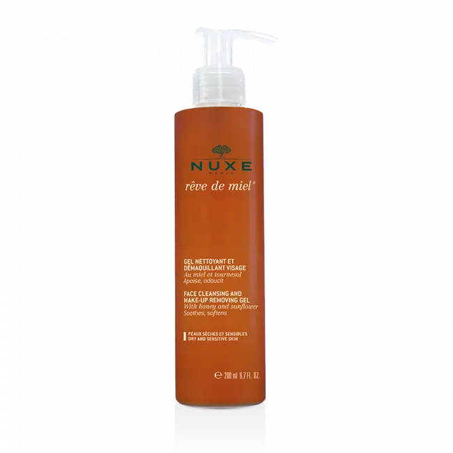 NUXE Rêve de Miel Face Cleansing and Make-Up Removing Gel 200ml