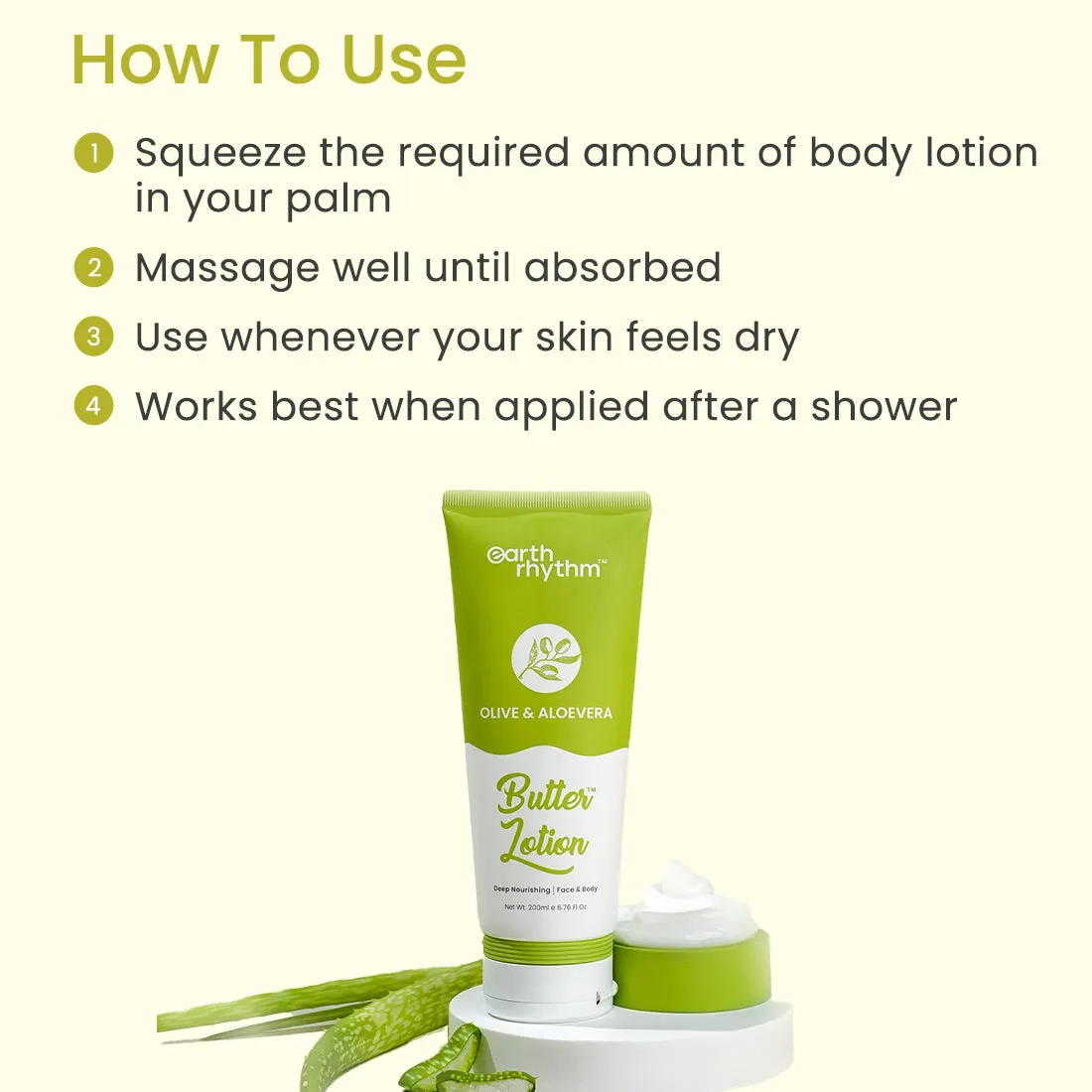 OLIVE & ALOEVERA BUTTER LOTION