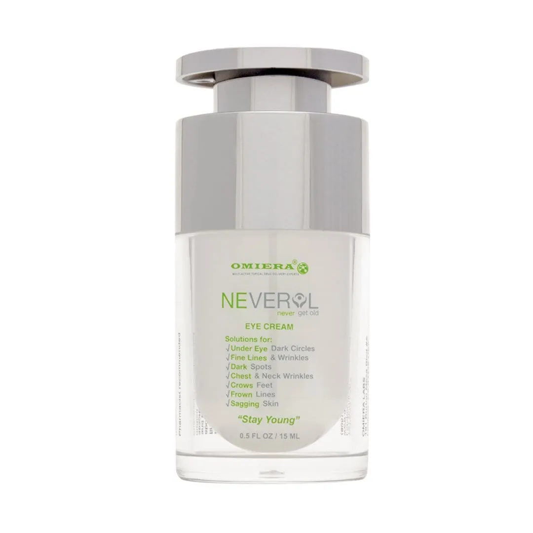 Omiera Labs Neverol Dark Circles Under Eyes Invigorating Anti Aging Eye Cream