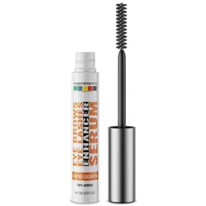 Organix Mantra Eyebrow Eyelashes Growth Serum with Jamaican Castor Oil, Moroccan Argan Oil, Grapeseed Oil, Black Seed Oil, Almond Oil, Vitamin E, Rose Oil, Sandalwood Oil, & Chamomile Oil, 10ML