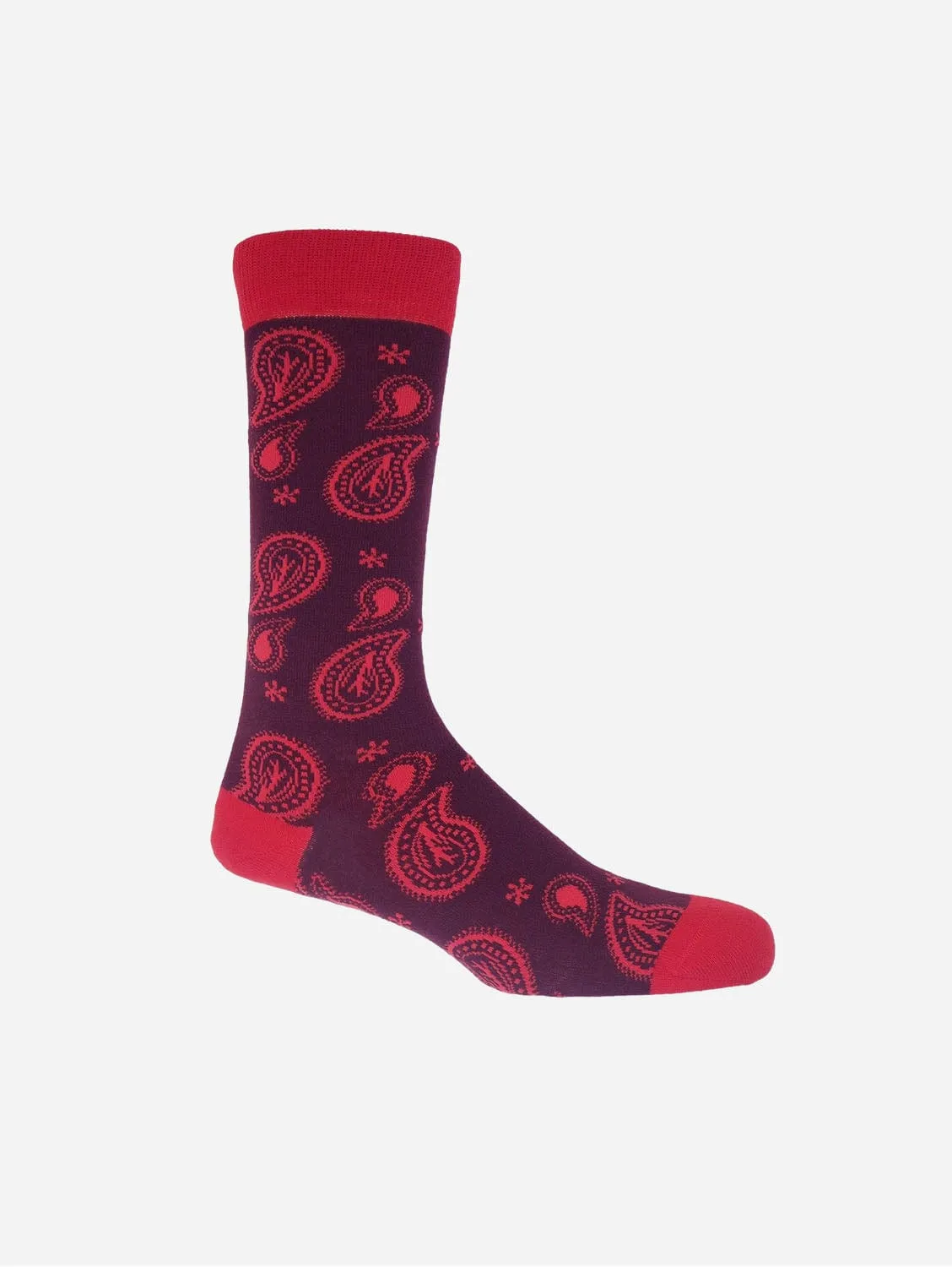 Paisley Men's Organic Cotton Sock Gift Box | Mutliple Colours