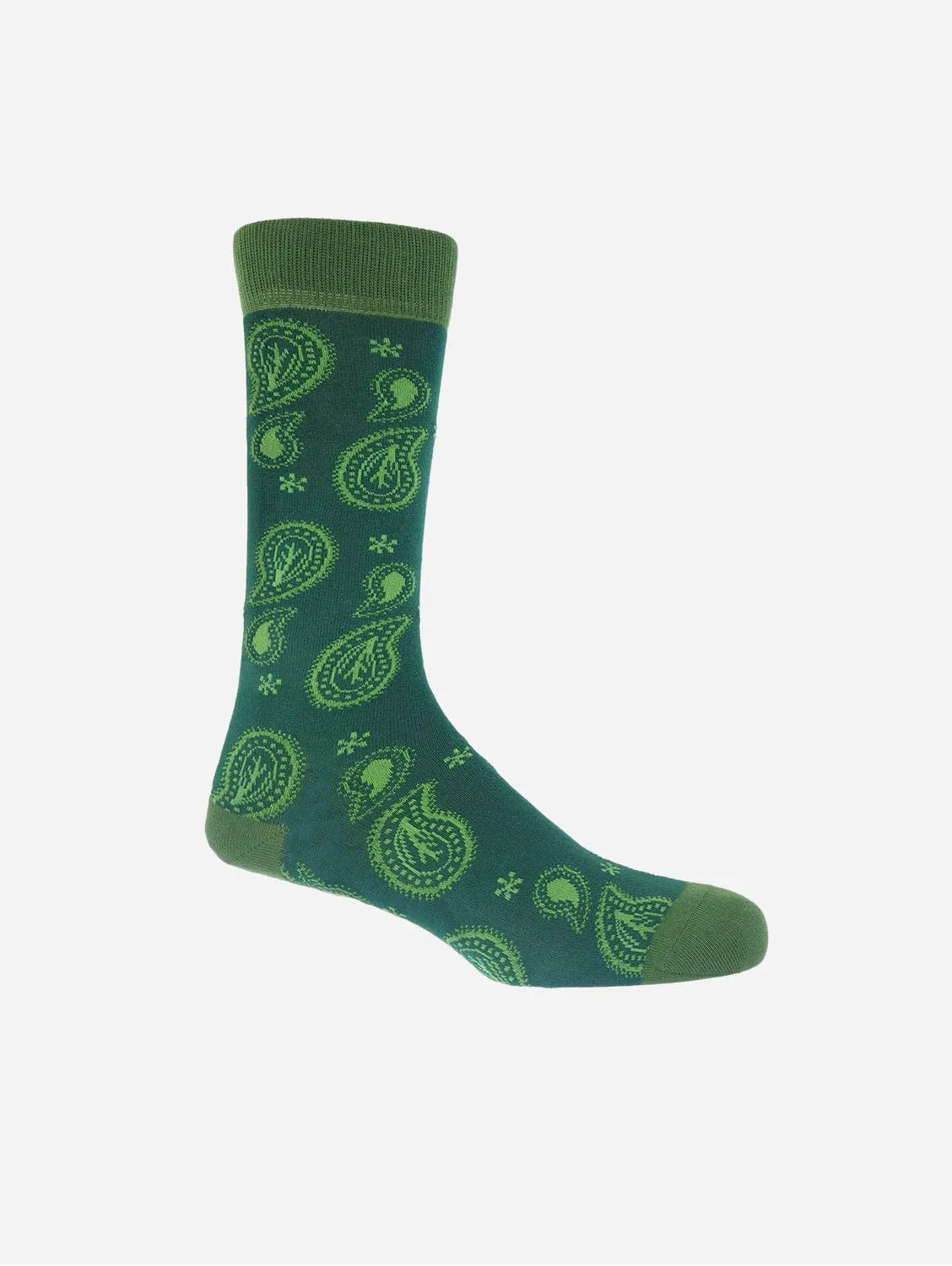 Paisley Men's Organic Cotton Sock Gift Box | Mutliple Colours
