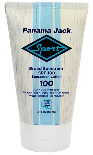 Panama Jack 8299 Sport Sunscreen Lotion, 3 fl-oz Bottle :EA: QUANTITY: 24