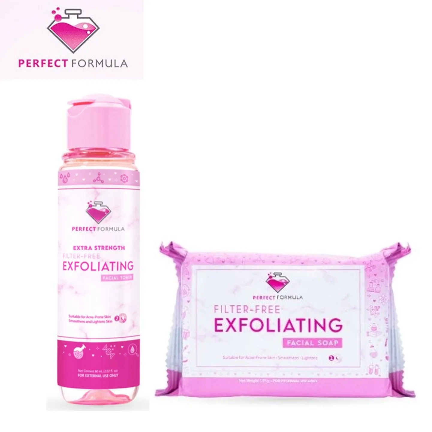 Perfect Formula Exfoliating Facial Soap & Facial Toner Combo