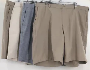 Peter Millar Crown Sport Men's Beige Cream Blue Chino Shorts - Size 40 Lot Of 4