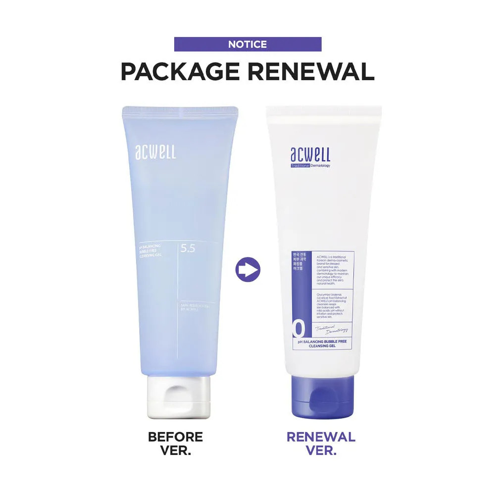pH Balancing Bubble Free Cleansing Gel
