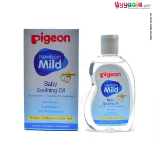 PIGEON New Born Mild Baby Soothing Oil  - 200ml