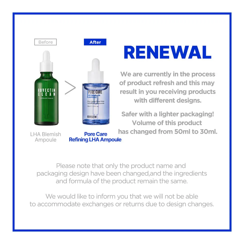 Pore Care LHA Refining Ampoule