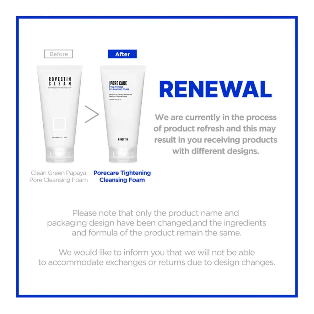 Pore Care Tightening Cleansing Foam