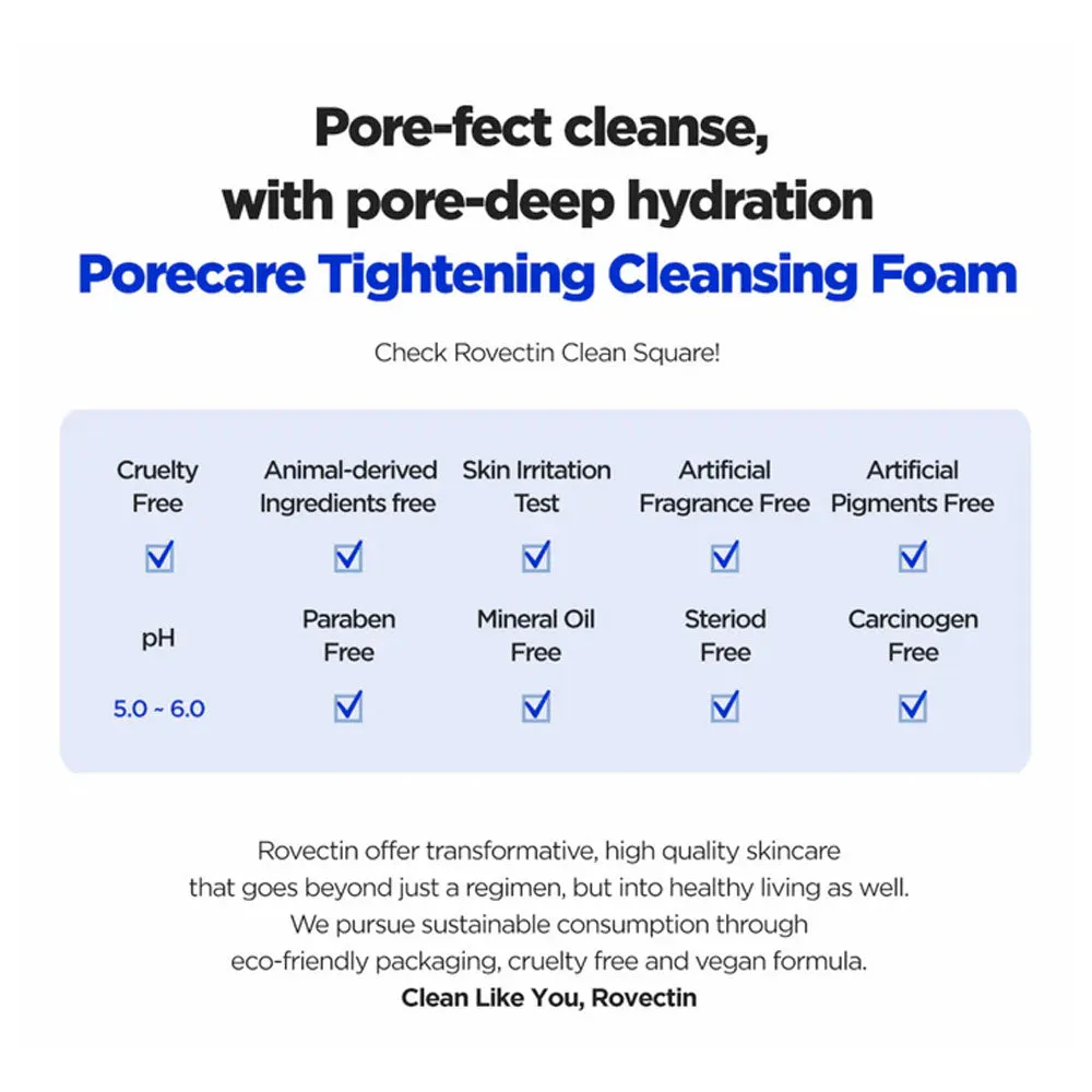 Pore Care Tightening Cleansing Foam