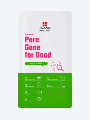 Pore gone for good pore care mask