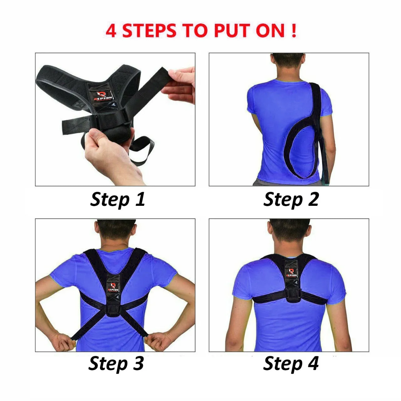 Posture Corrector For Men And Women Adjustable Upper Back Brace Clavicle Support
