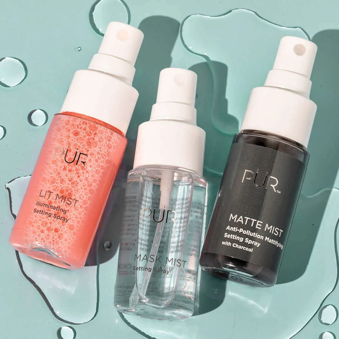 PÜR x CARE 3-Piece Facial Mist Kit