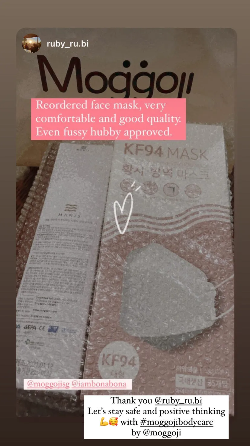 PREMIUM KF94 MASK (Gray, Black)