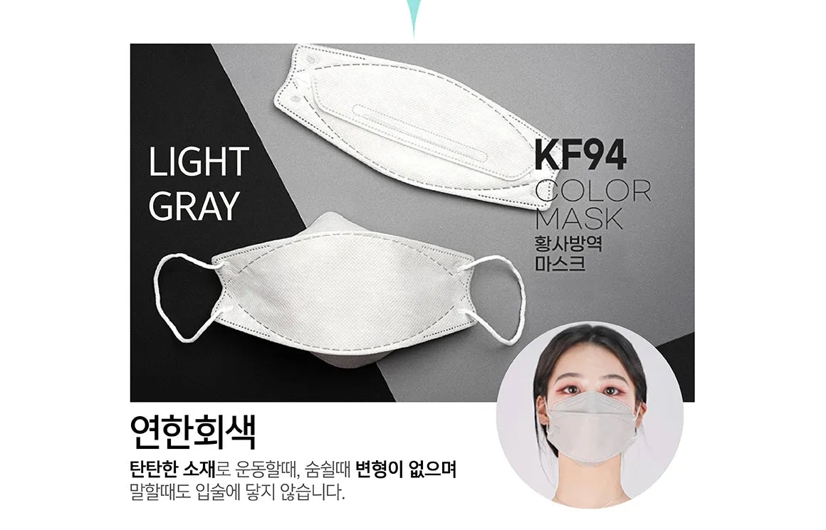 PREMIUM KF94 MASK (Gray, Black)