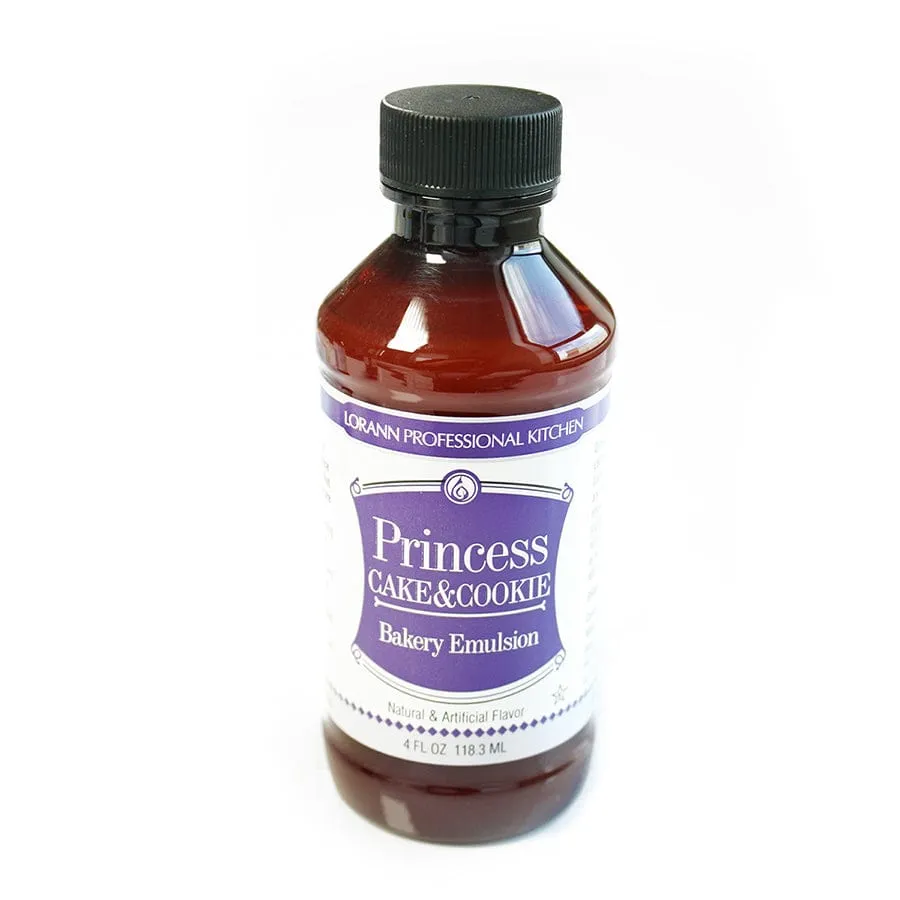 Princess Cake & Cookie, Bakery Emulsion 4 oz.