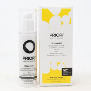 Priori Tetra Sunscreen Lotion Spf 55  1.7oz/50ml New With Box