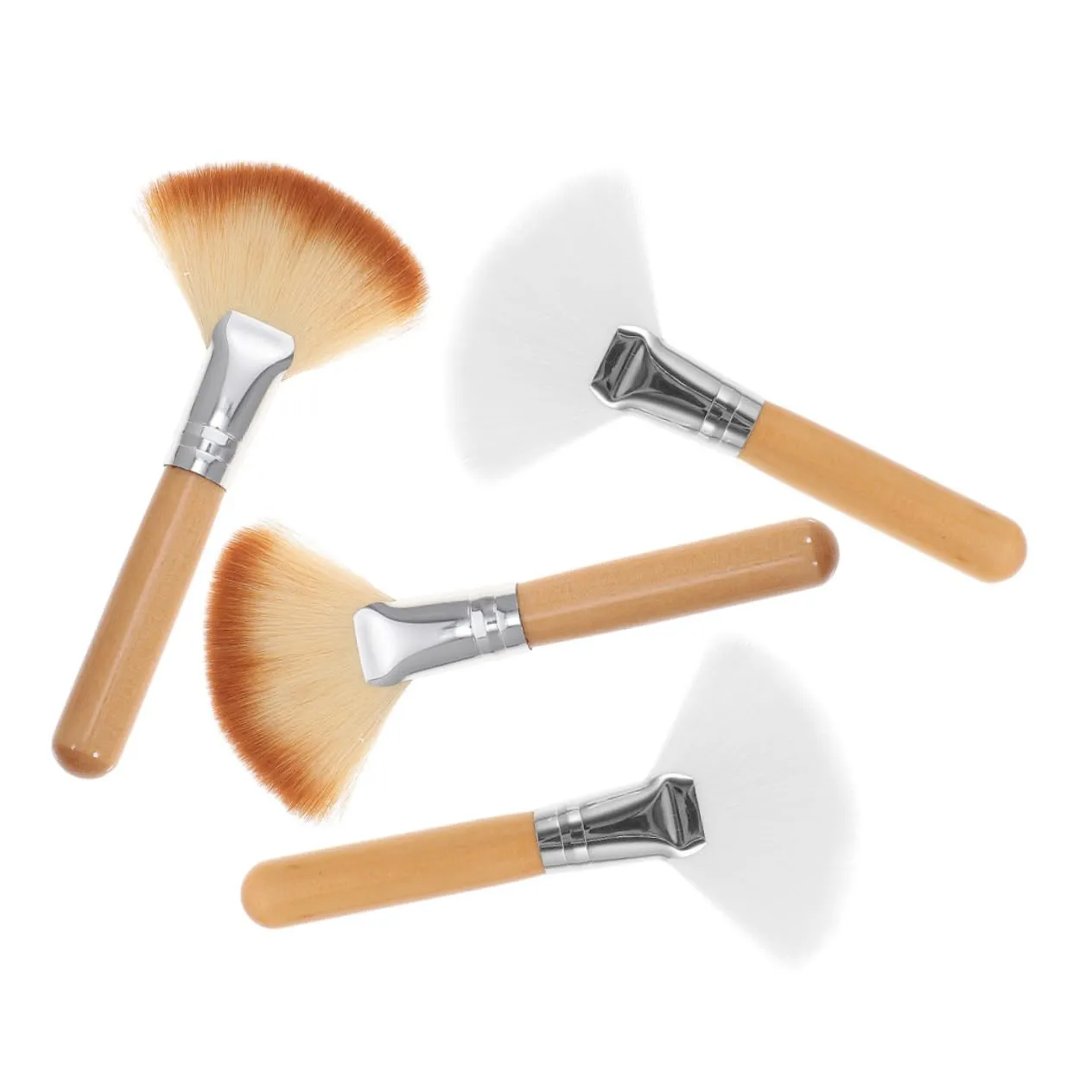 Professional Makeup Tools 4pcs Loose Powder Brush Set Soft Makeup Brush for Face Blush Applicator for Estheticians