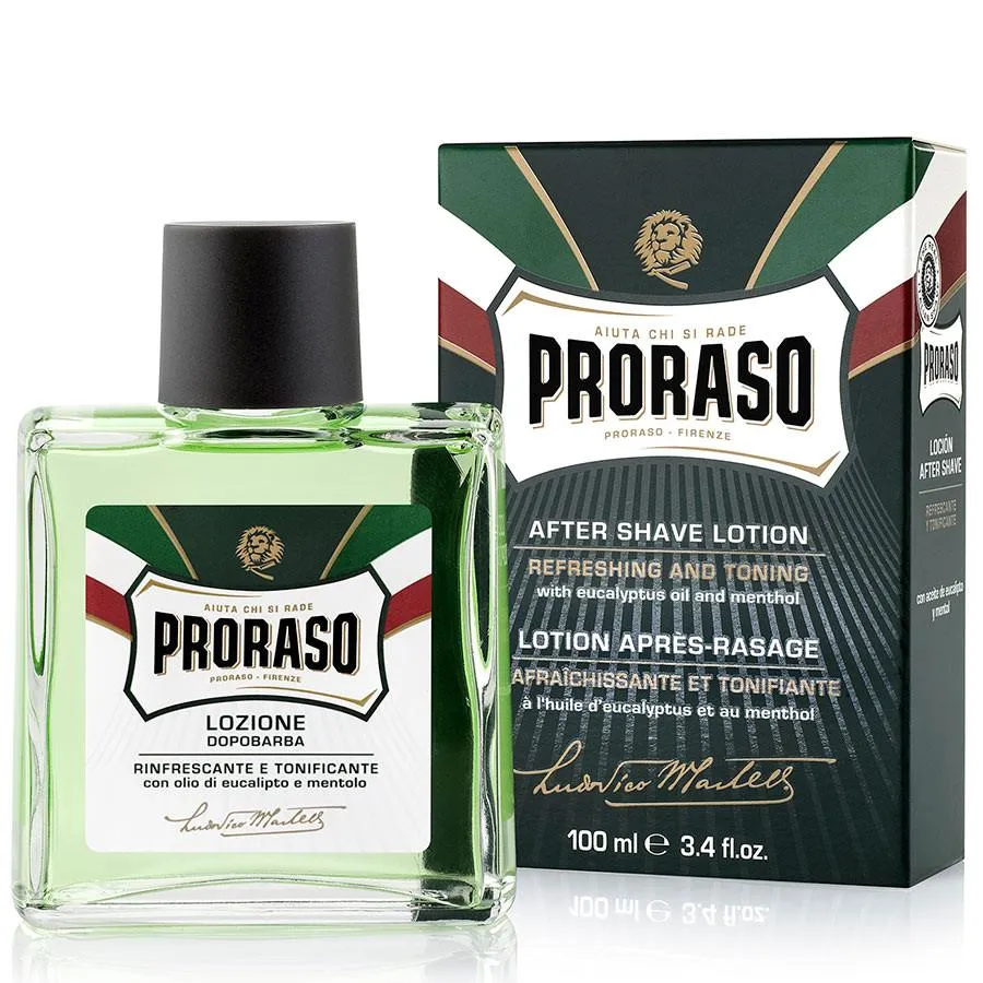 PRORASO AFTERSHAVE LOTION- EUCALYPTUS AND MENTHOL REFRESH