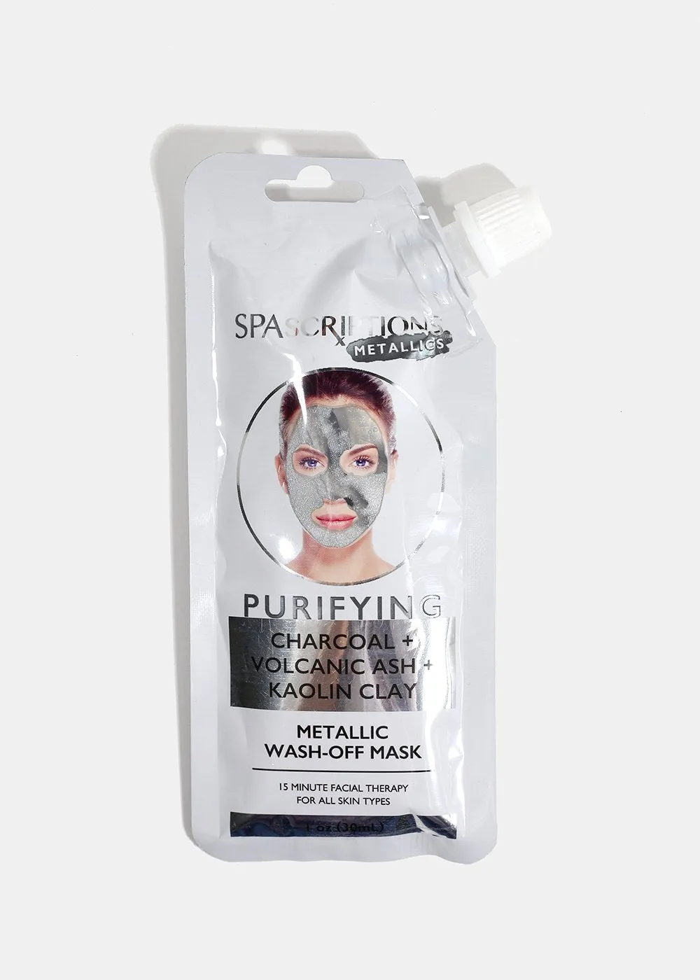 Purifying Charcoal Metallic Wash Off Mask