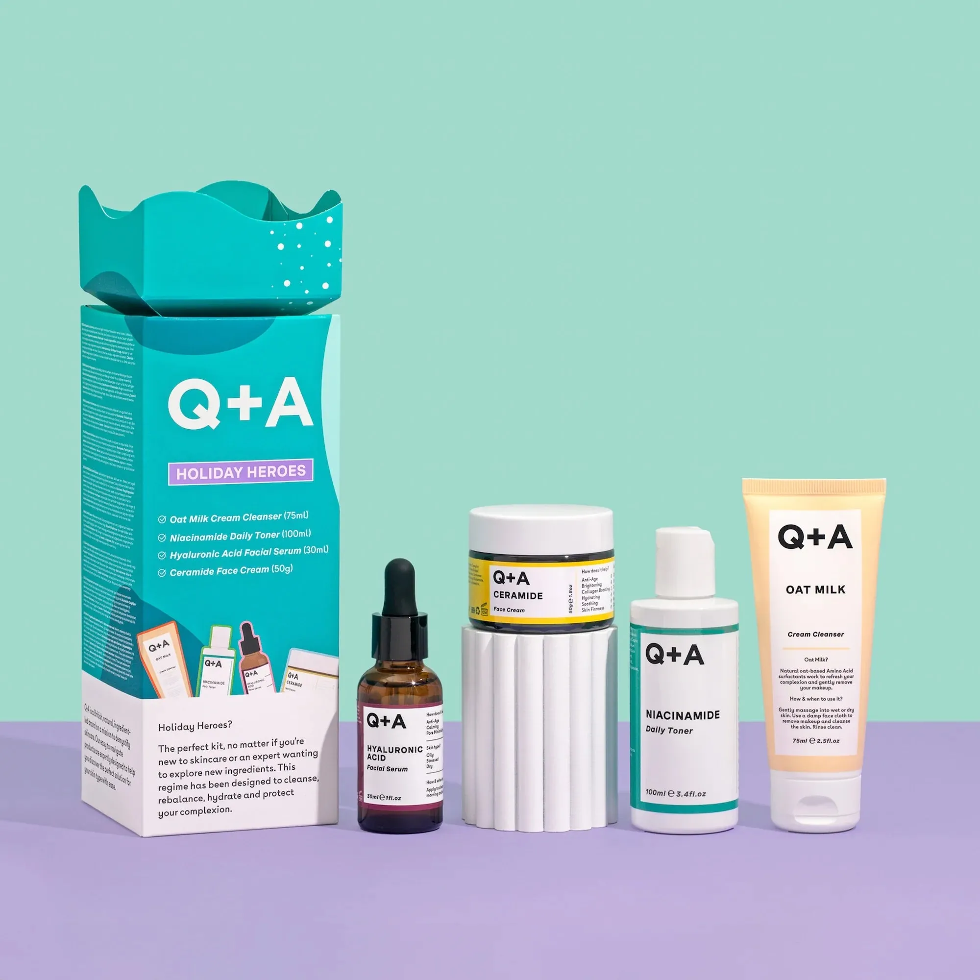 Q A Holiday Heroes Radiant Skincare Gift Set