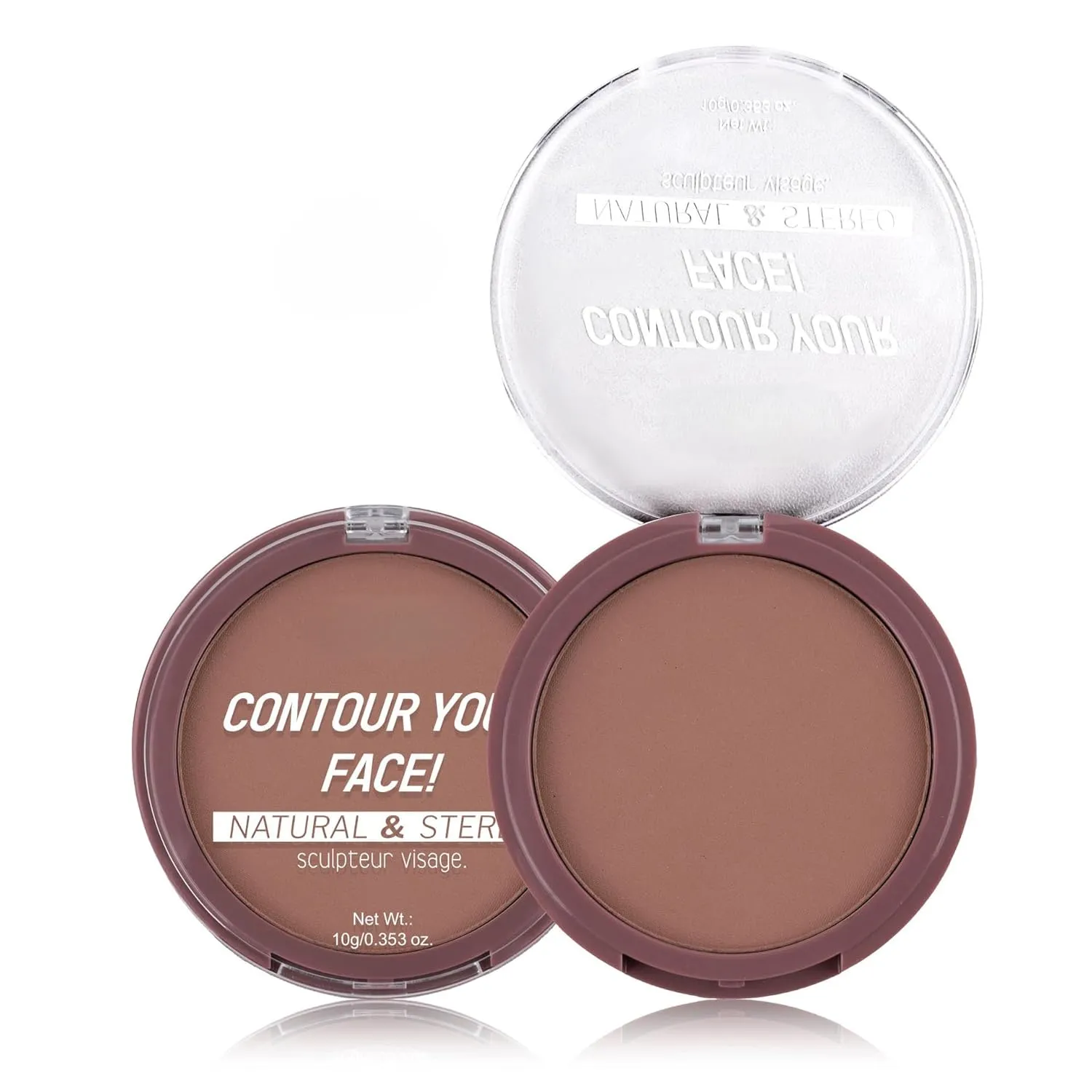 "Invisible Contour Powder"  Non-Caking, Transfer-Resistant, Oil-Control, Waterproof & Long-Lasting Setting Powder,For All Skin Types (#03, 0.35 oz)