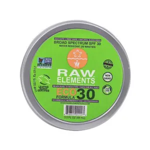 Raw Elements Eco Formula Tin Sunscreen-SPF 30 
