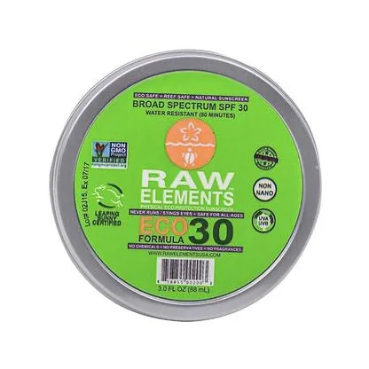Raw Elements Eco Formula Tin Sunscreen-SPF 30 