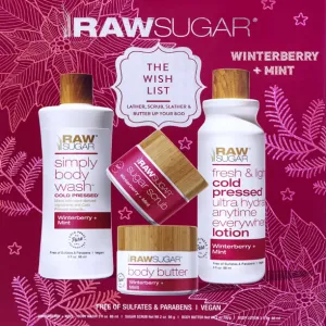 RAW SUGAR Winterberry   Mint The Wash List