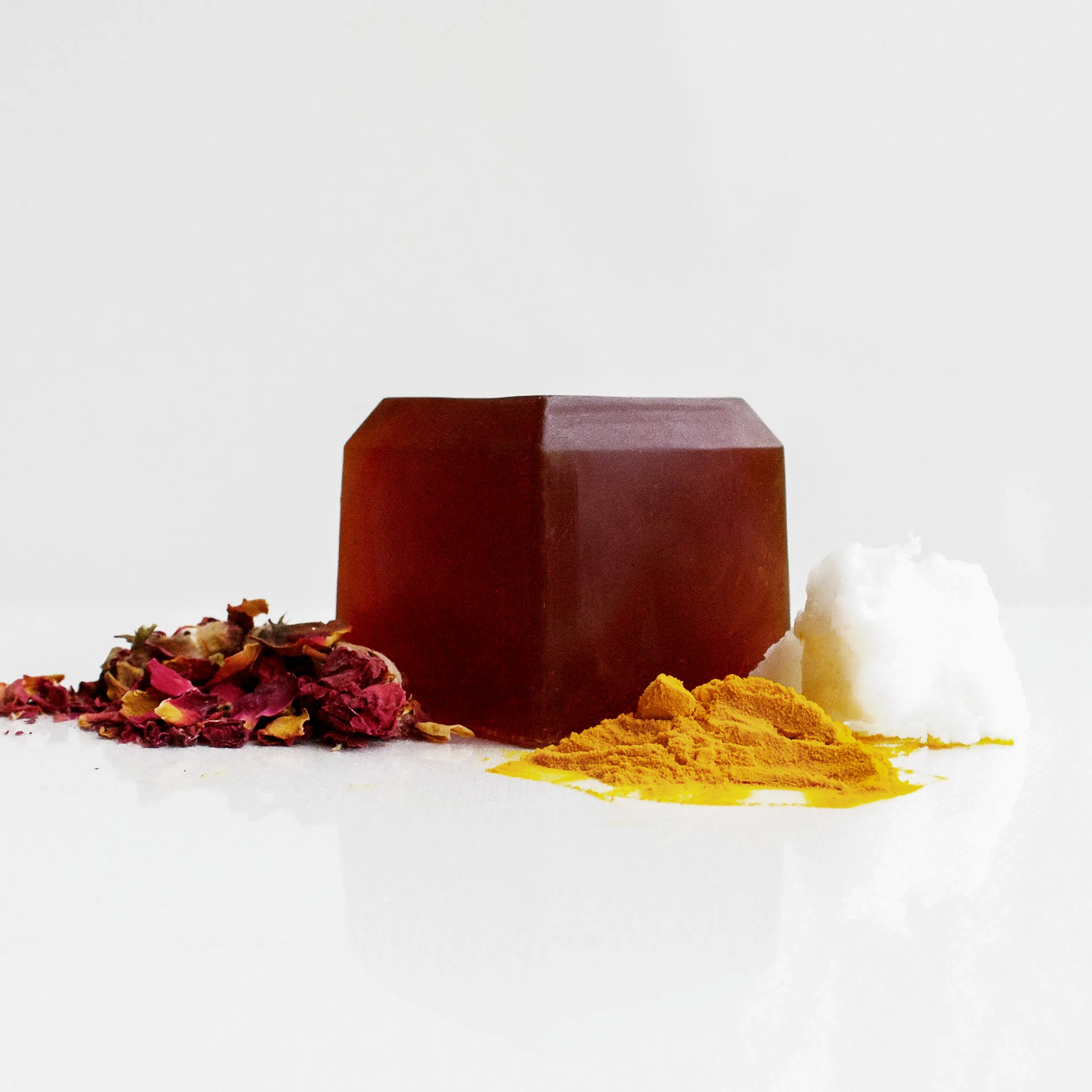 Rejuvenating Turmeric and Rose Facial Cleansing Bar
